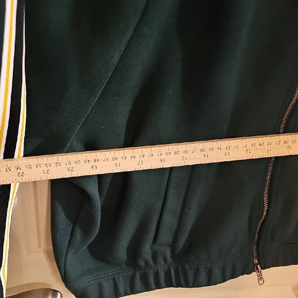 Champion Forest Green Jacket with Yellow Accents - Picture 2 of 6